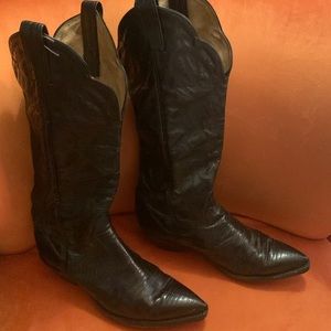 Rare Vintage Tony Lama Ladies’ Lizard Cowboy Boots - SZ 7